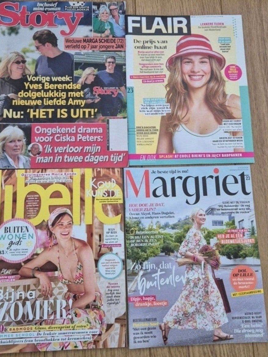 Margriet nr.23 Libelle nr.23 Flair nr.23 Story nr.23 2026, Ophalen of Verzenden, Damesbladen