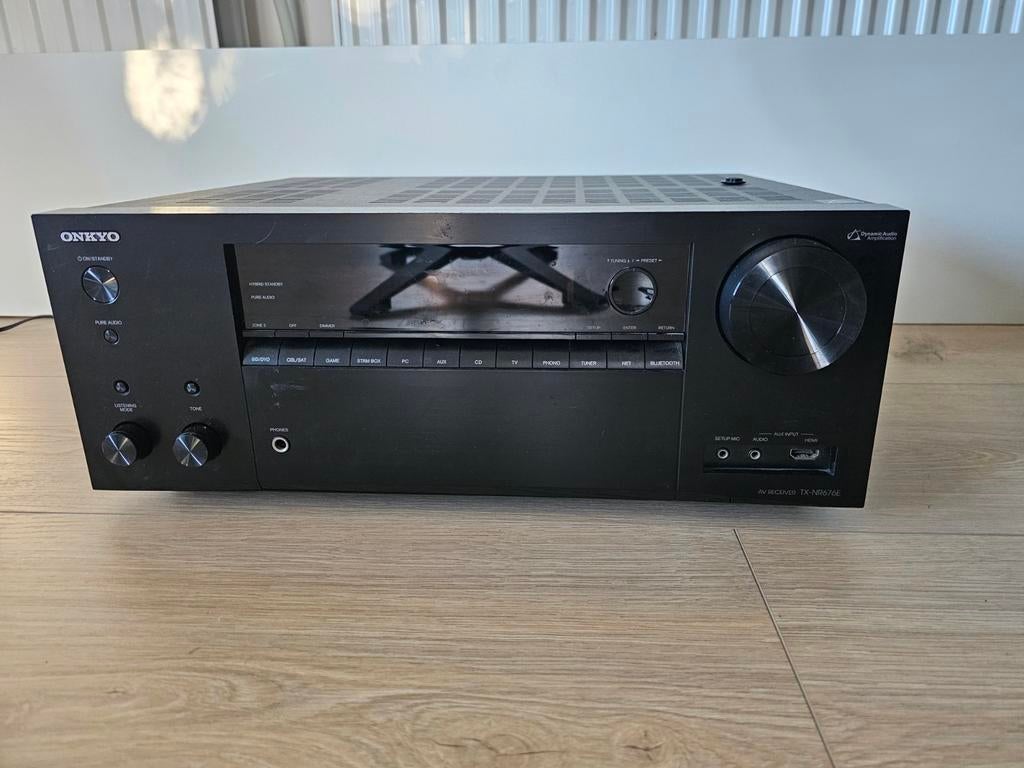 Onkyo TX-NR676E AV-receiver - Beveiligingsrelais defect, Ophalen, Niet werkend, 120 watt of meer, Onkyo