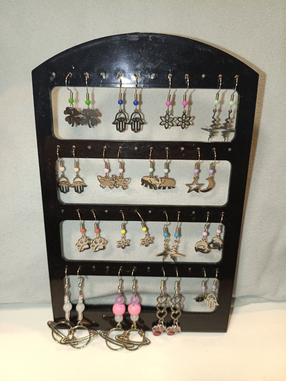 Partij oorbellen (evt. met rek) stainless steel, Sieraden, Tassen en Uiterlijk, Oorbellen, Ophalen of Verzenden, Nieuw