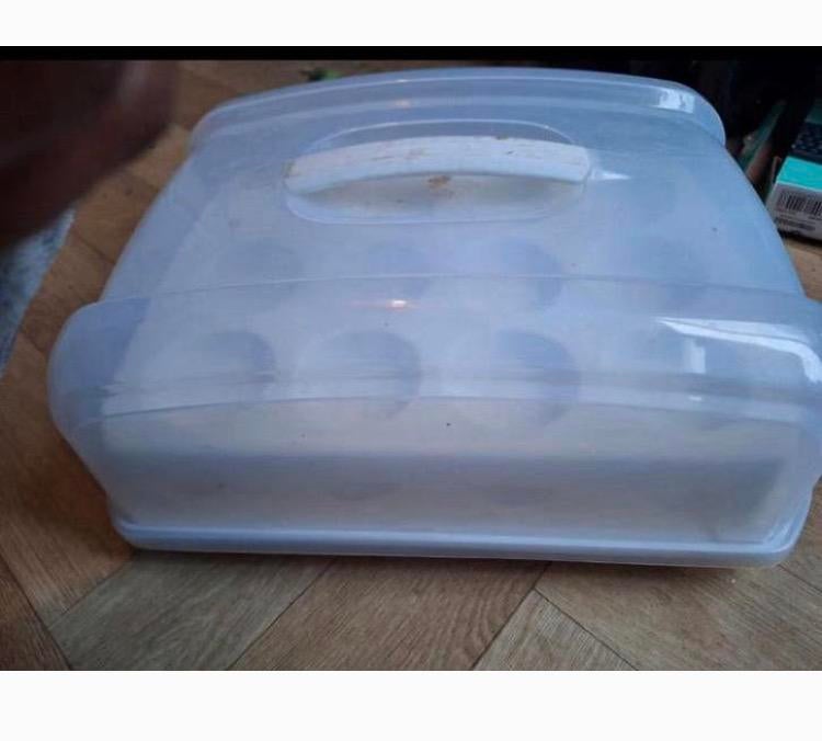 Cupcake holder  cupcake vervoer doos, Huis en Inrichting, Keuken | Tupperware, Ophalen of Verzenden, Zo goed als nieuw, Overige typen