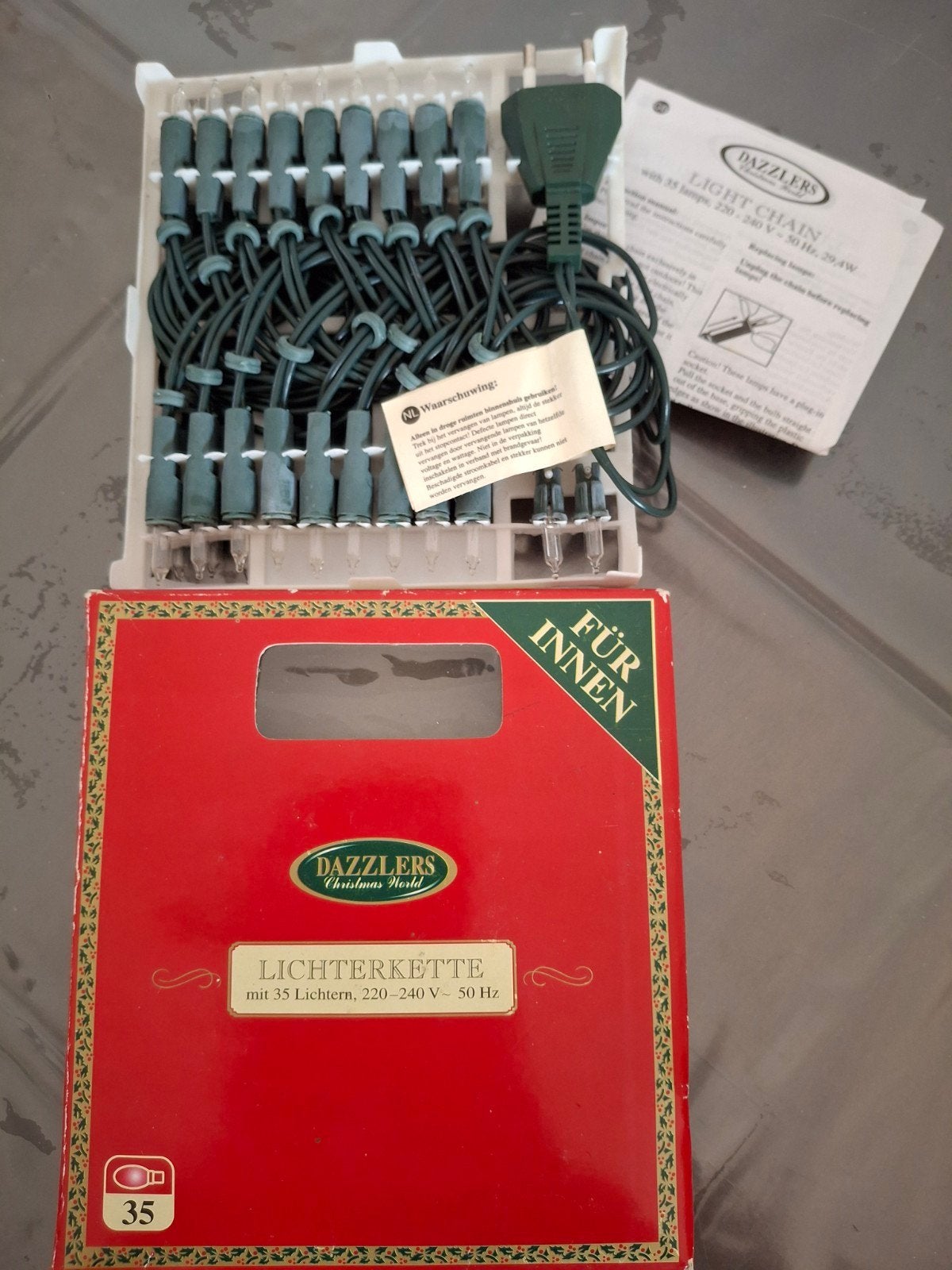Vintage kerstverlichting
/ lampjes - Dazzlers, Diversen, Kerst, Gebruikt, Ophalen of Verzenden