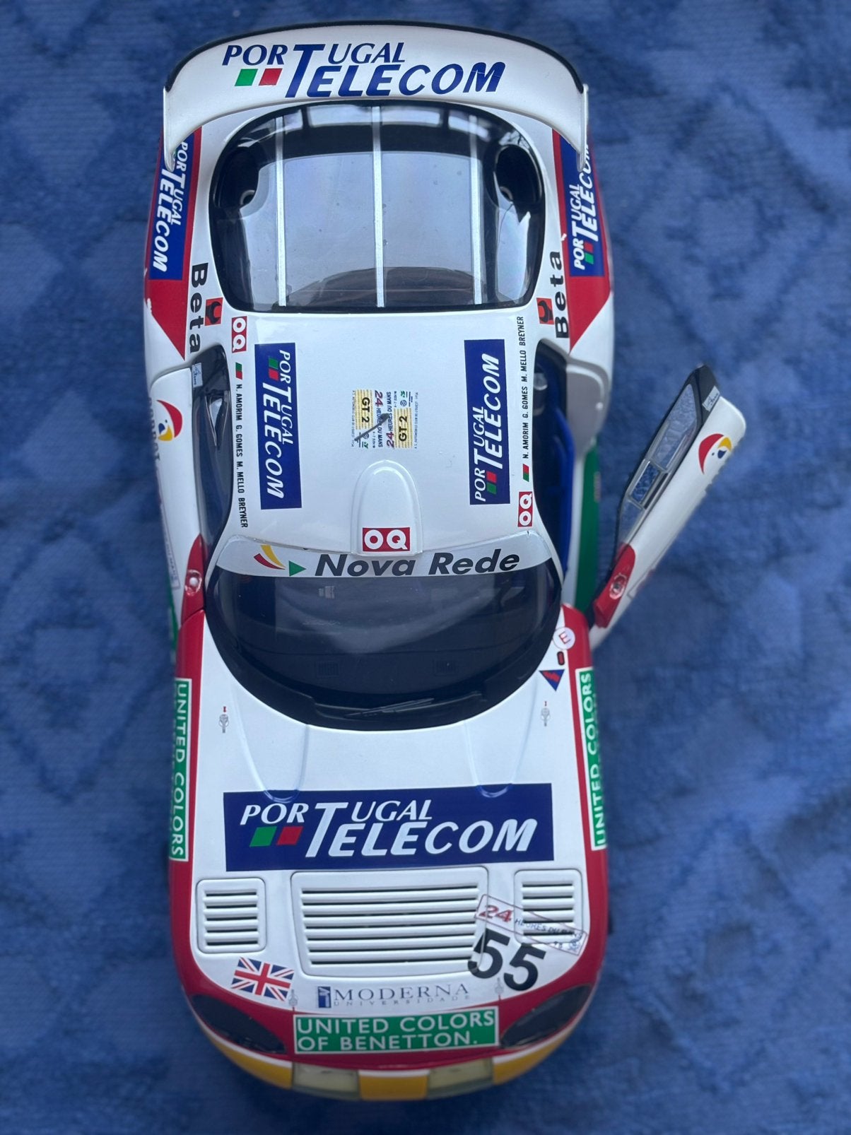 AUTOART 1:18 Dodge Viper GTSR #55 Le Mans 1998, Ophalen of Verzenden, Zo goed als nieuw, Overige schalen, Auto onroad