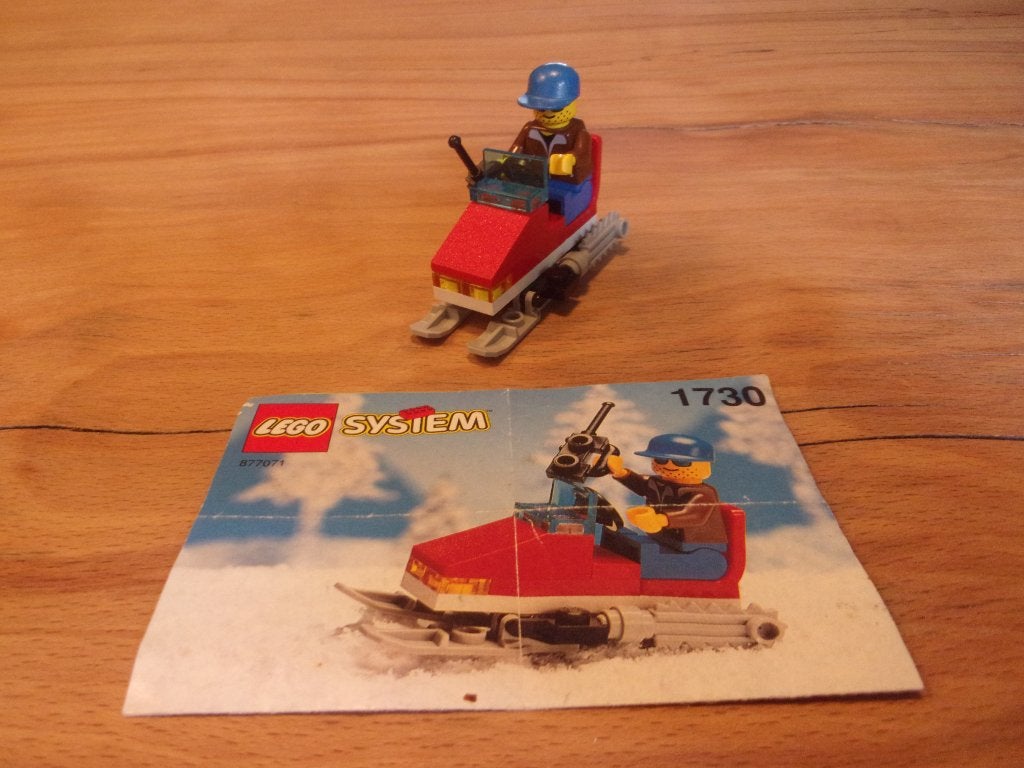 Lego Town 1730-1 Snow Scooter uit 1994, Kinderen en Baby's, Speelgoed | Duplo en Lego, Compleet, Gebruikt, Overige thema's, Lego