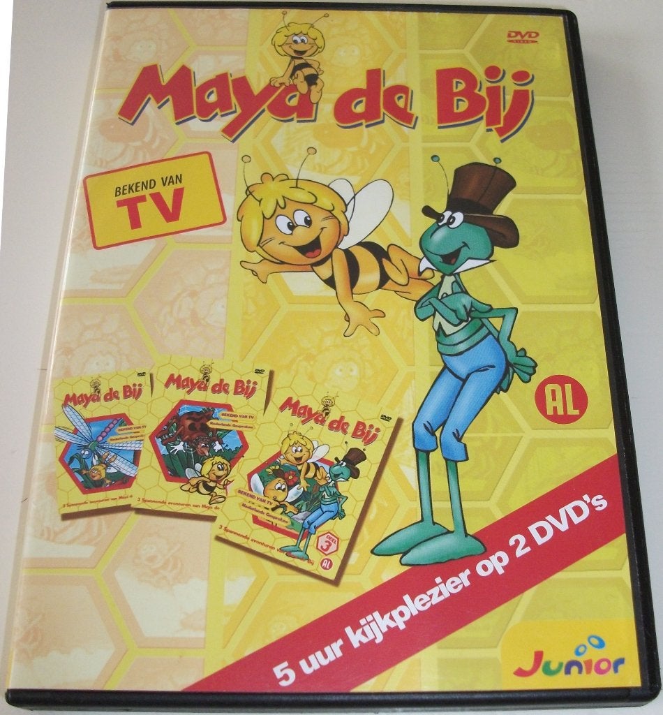 Dvd *** MAYA DE BIJ *** Deel 1 + 2, Gebruikt, Alle leeftijden, Tv-serie, Educatief