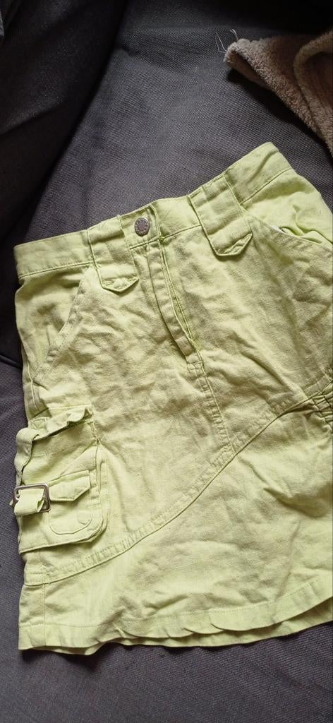 Lemon groen rokje met leuke details,  maat 116, Ophalen of Verzenden, Zo goed als nieuw, Meisje, Jurk of Rok