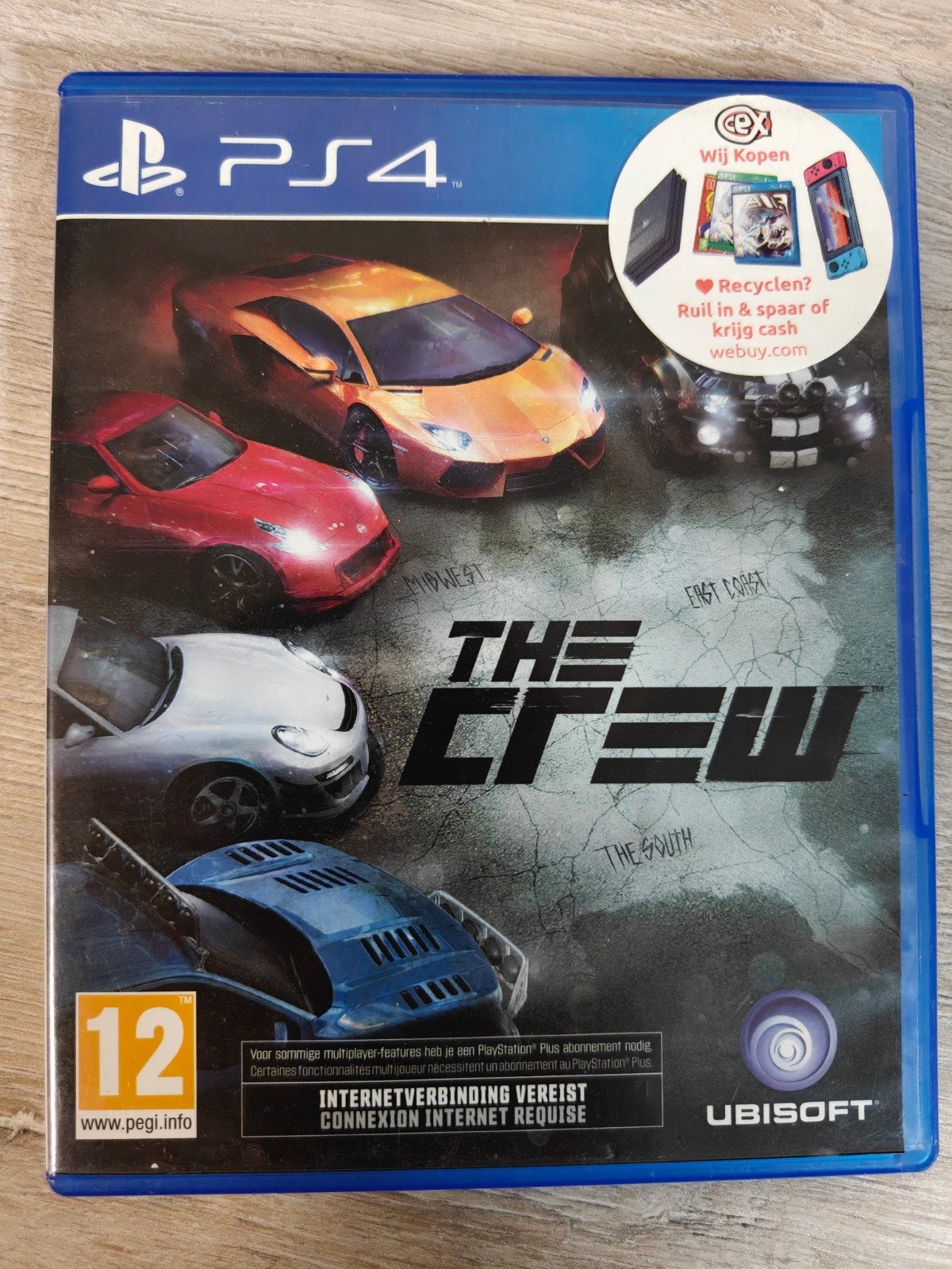 The Crew PS4, Spelcomputers en Games, Games | Sony PlayStation 4, Ubisoft, Online, Gebruikt, Racen en Vliegen