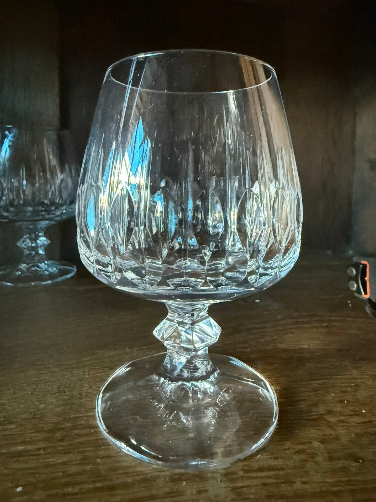 Kristallen borrelglazen / whiskey glazen – 2 stuks, Ophalen of Verzenden, Zo goed als nieuw, Overige typen