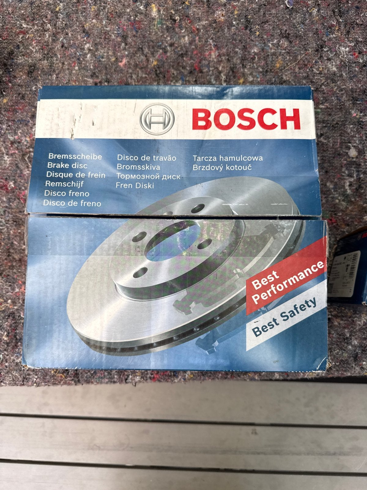 Nieuwe Bosch remschijven vooras 258mm geventileerd - nieuw, Ophalen, Nieuw