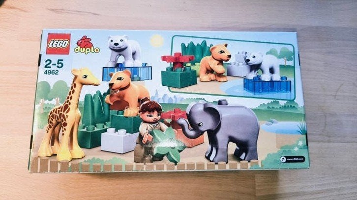 Lego Duplo 4962 Safari Dieren Set - Compleet en Nieuw, Kinderen en Baby's, Overige thema's, Lego, Nieuw, Ophalen of Verzenden
