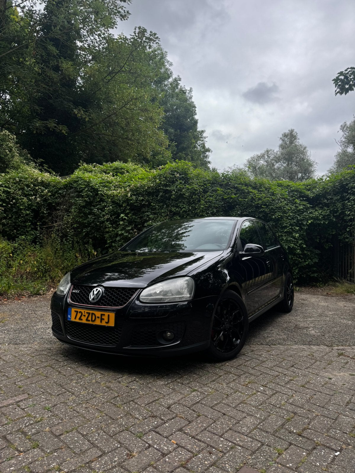 Volkswagen Golf 2.0 GTI 147KW 2008 Zwart, Auto's, Euro 5, Stof, 4 cilinders, Zwart