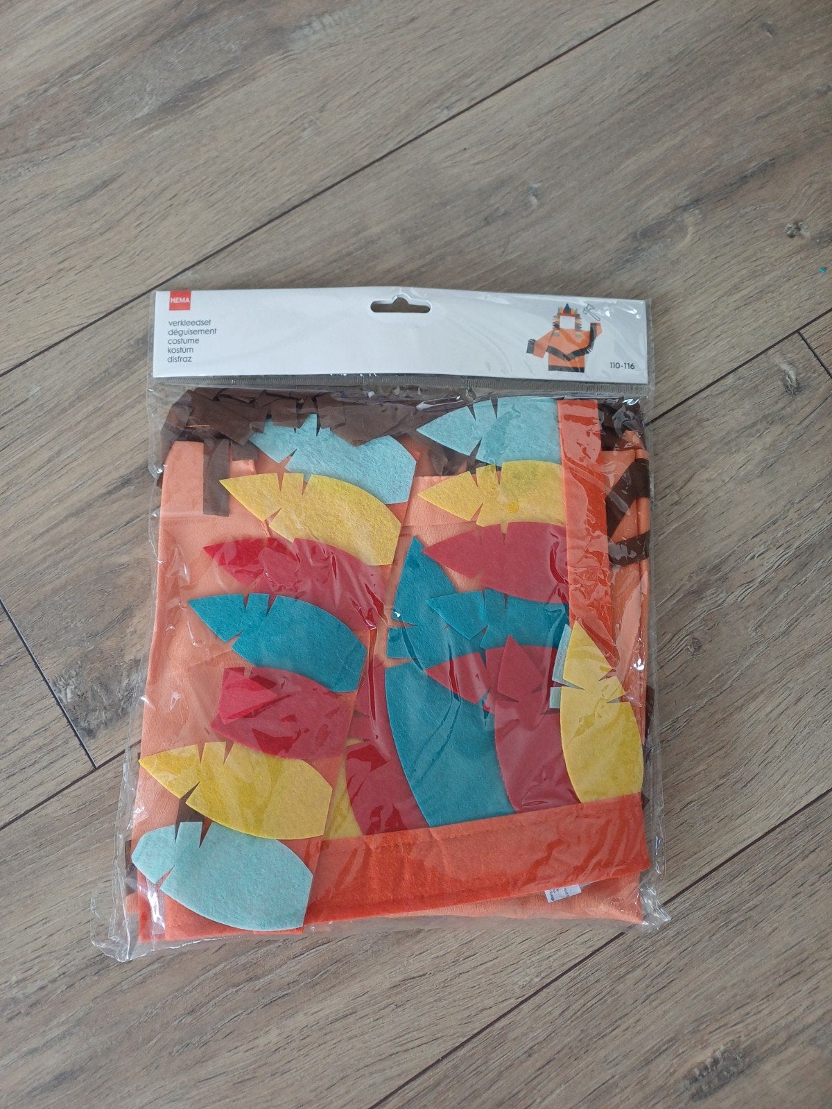 Nieuwe hema verkleedset indiaan, Ophalen, Nieuw, 110 t/m 116, Jongen of Meisje