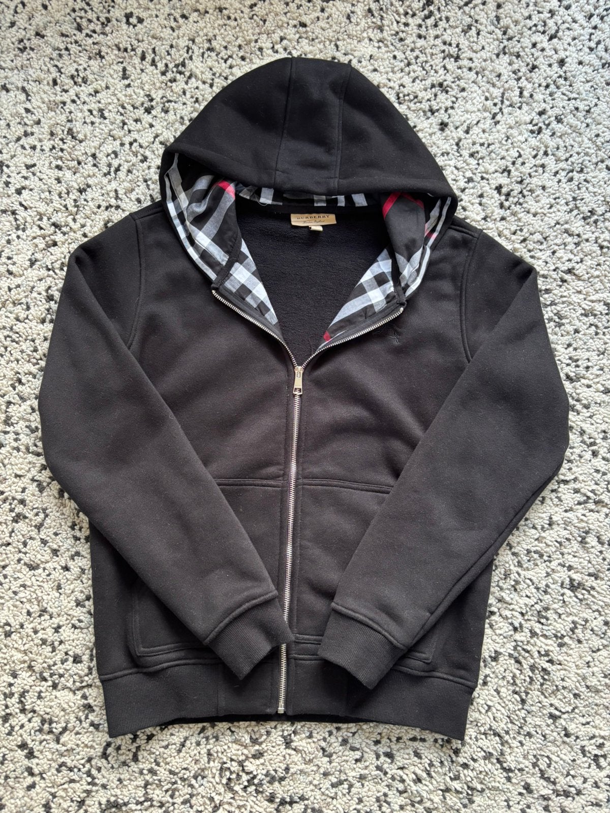 Burberry heren hoodie maat S, Verzenden, Zo goed als nieuw, Zwart