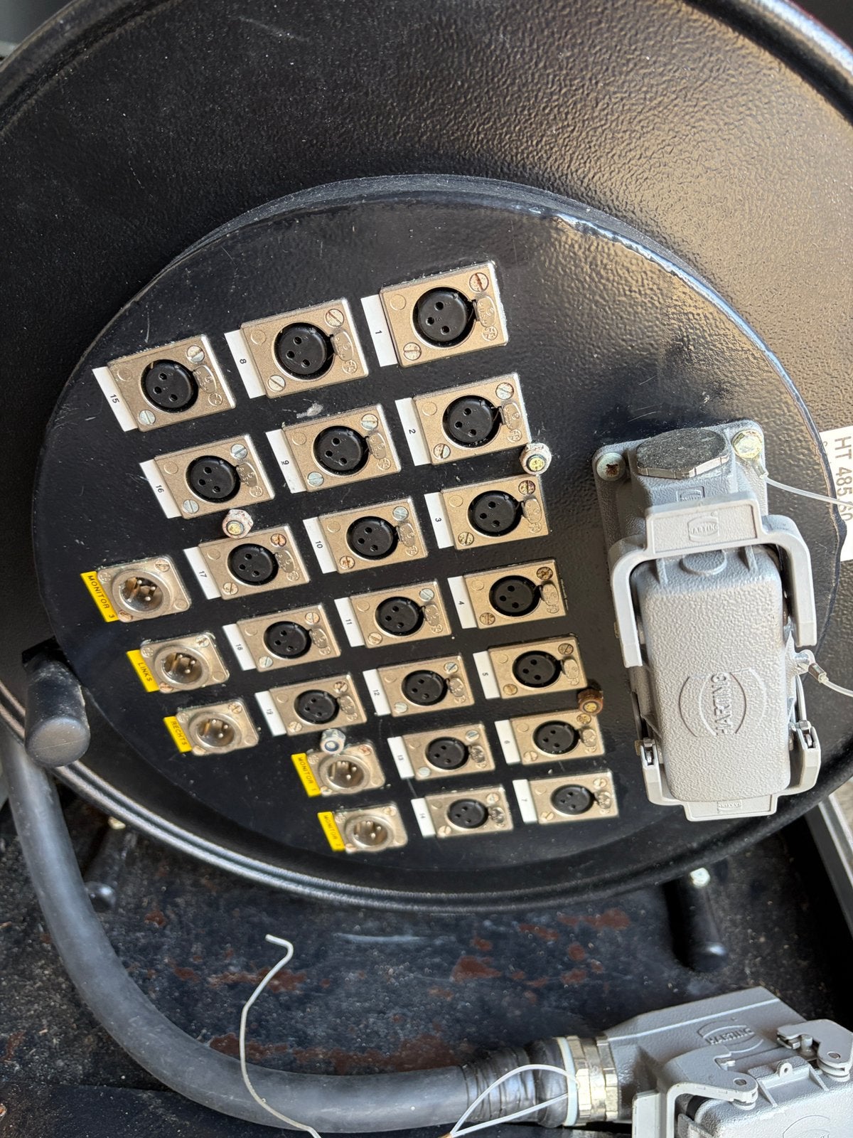 Uitgebreide stage multikabel in case, Ophalen, Gebruikt, Apparatuur