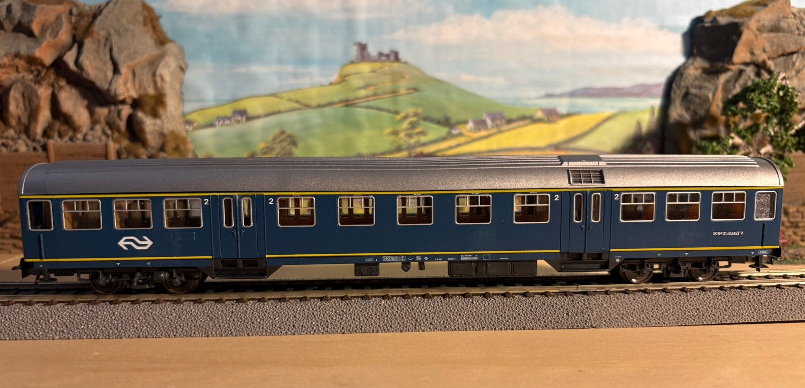 Roco NS plan W met logo, Gelijkstroom, Verzenden, Wagon, Roco