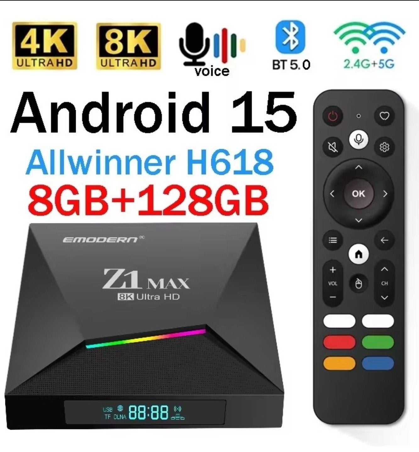Android 15 TV box, Ophalen