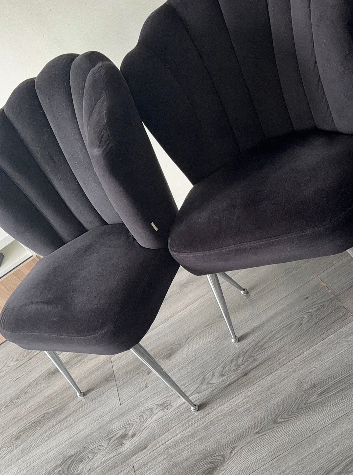 4 Richmond Interiors Pippa stoelen, Ophalen, Gebruikt, Zwart, Vier
