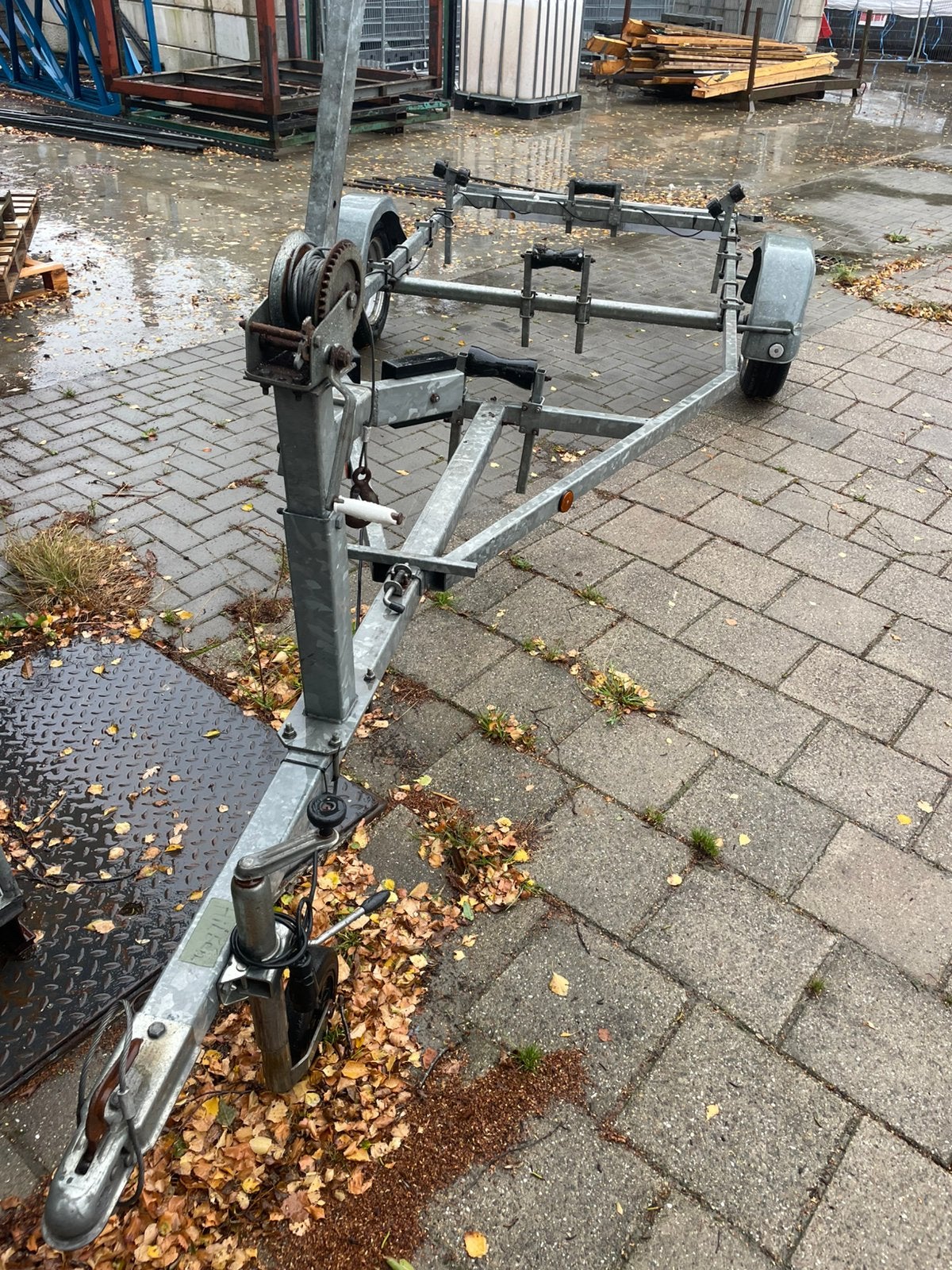 Kantelbare boottrailer, Watersport en Boten, Ophalen, Gebruikt, Kantelbaar, Overige typen