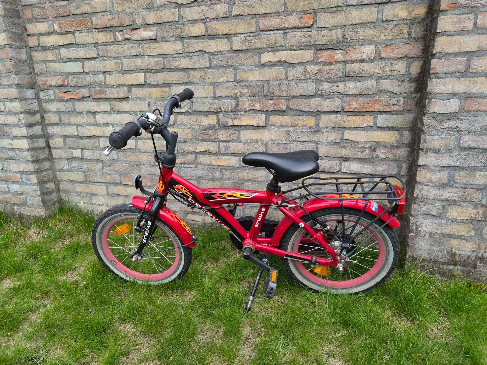 Batavus Snake 16 inch kinderfiets rood, Ophalen, Gebruikt, 16 tot 20 inch