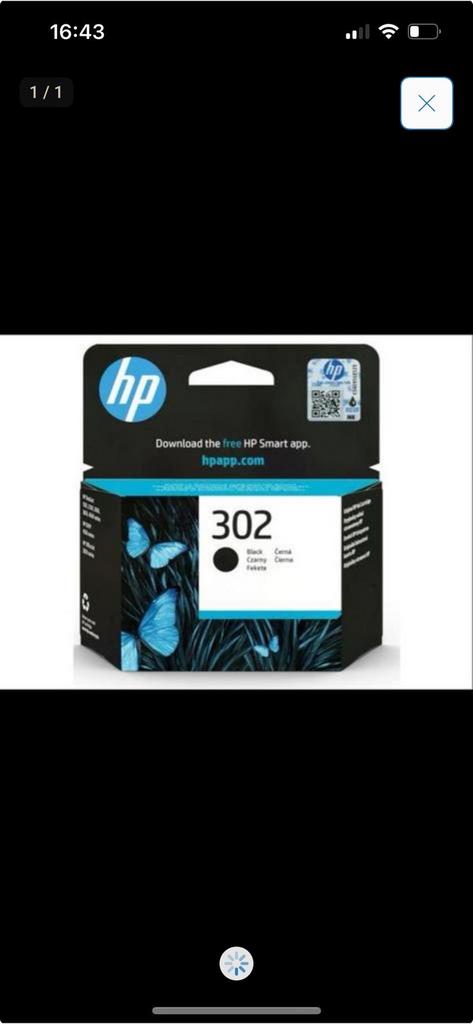 3 stuks HP 302 Zwarte Inktcartridge - Nieuw in verpakking, Computers en Software, Printerbenodigdheden, Ophalen, Nieuw, Cartridge