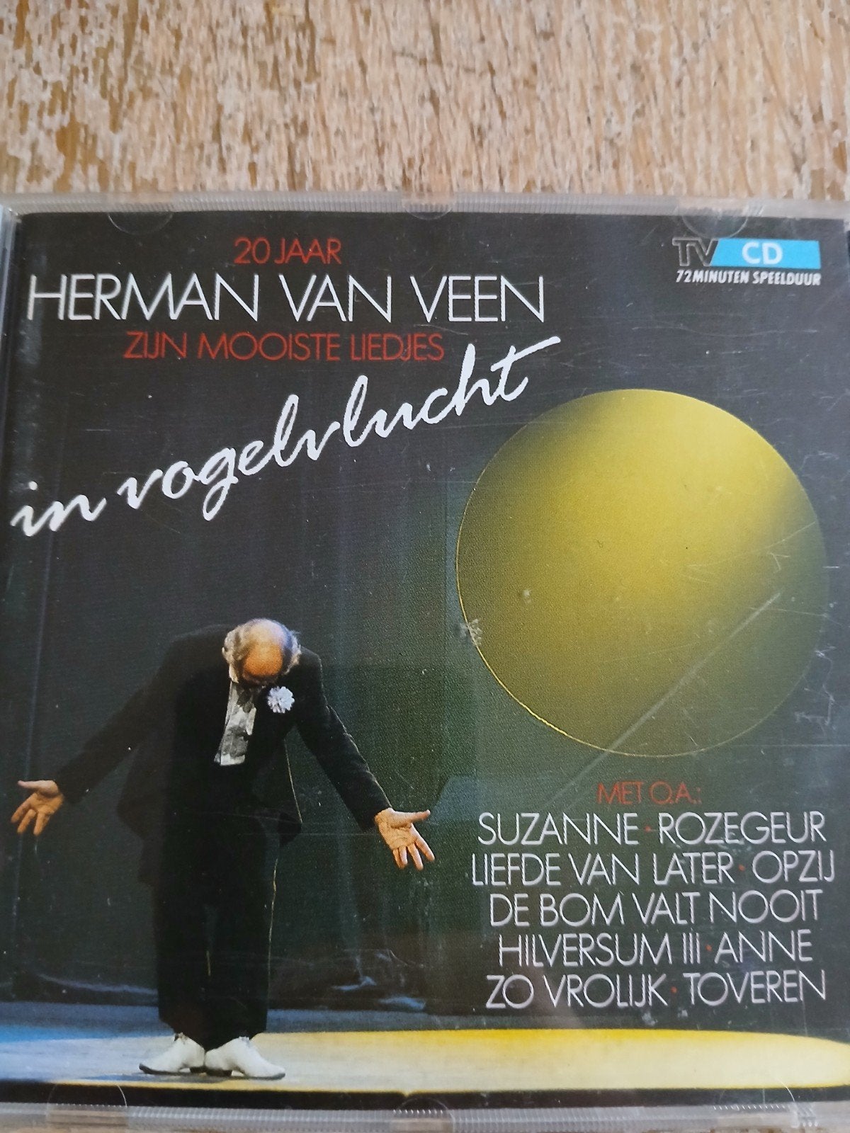 CD Herman van Veen - In Vogelvlucht, Ophalen of Verzenden, Gebruikt, Levenslied of Smartlap
