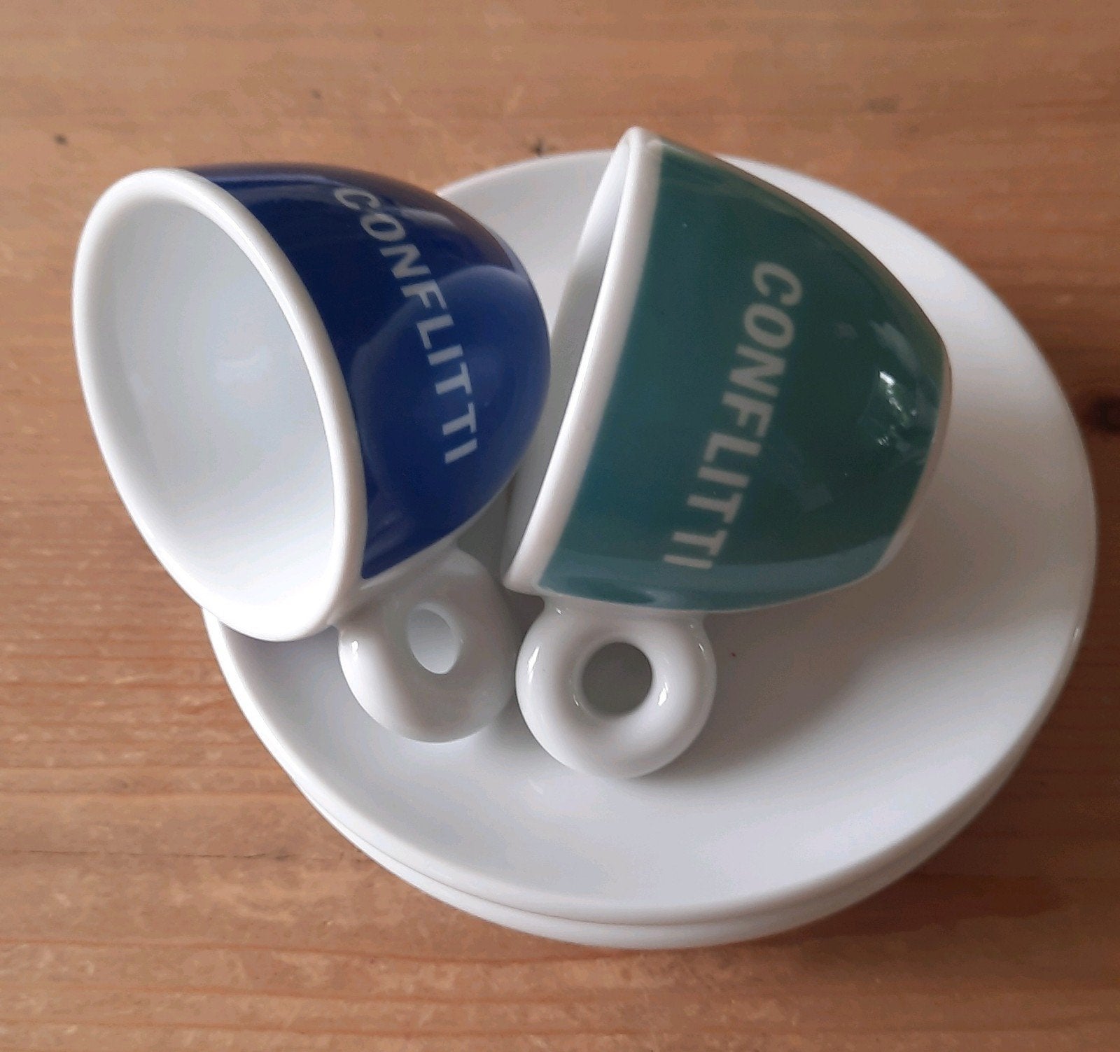 Illy espresso kopjes 50ste Biënnale Venetië 2003, Ophalen of Verzenden, Zo goed als nieuw, Overige stijlen, Kop(pen) en/of Schotel(s)