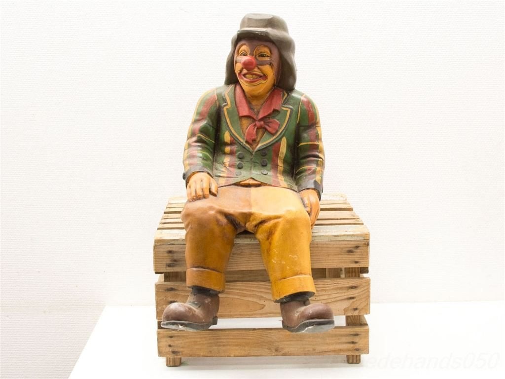 Decoratie clown beeld 14076, Verzamelen, Ophalen of Verzenden, Gebruikt, Mens