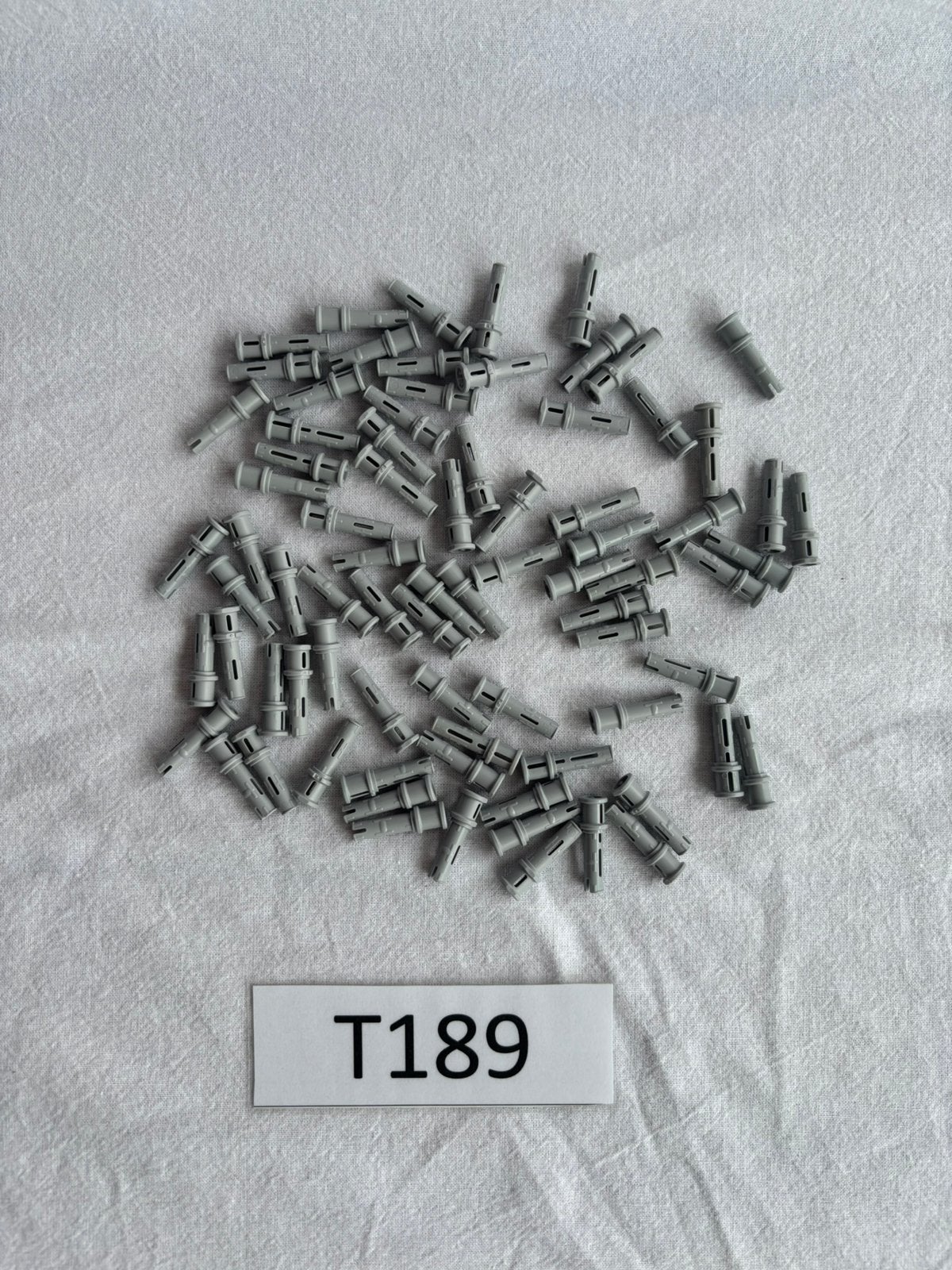 Lego Technic pin 3L met stop lichtgrijs (LBG) - T189, Lego, Lego, Lego, Ophalen of Verzenden