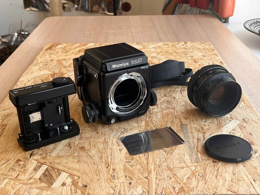 Mamiya RZ67 Pro II + Sekor Z 110mm f/2.8, Audio, Tv en Foto, Fotocamera's Analoog, Ophalen of Verzenden, Zo goed als nieuw, Spiegelreflex