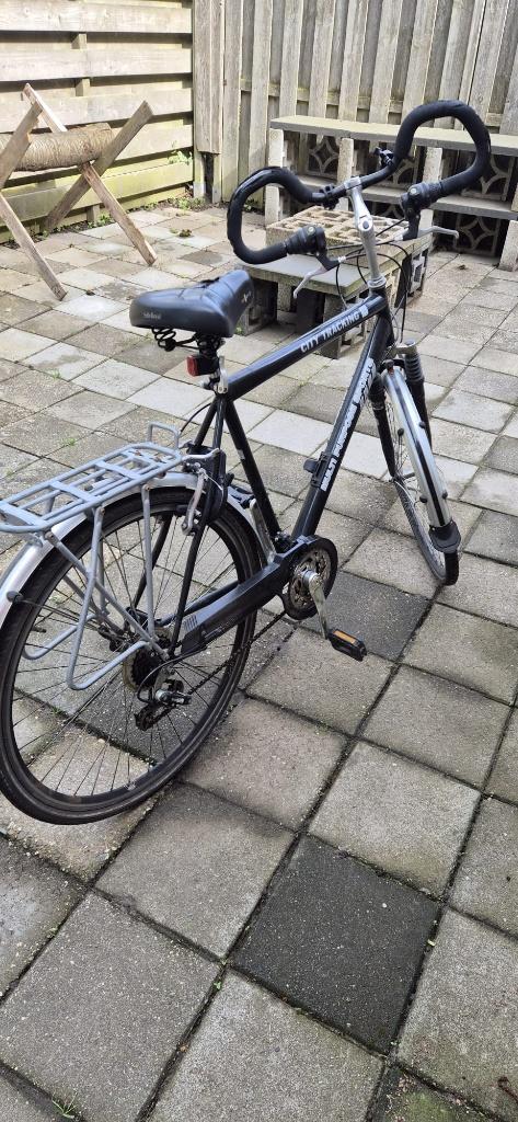 herenfiets, Fietsen en Brommers, Fietsen | Heren | Herenfietsen, Ophalen, Gebruikt, Velgrem, Versnellingen