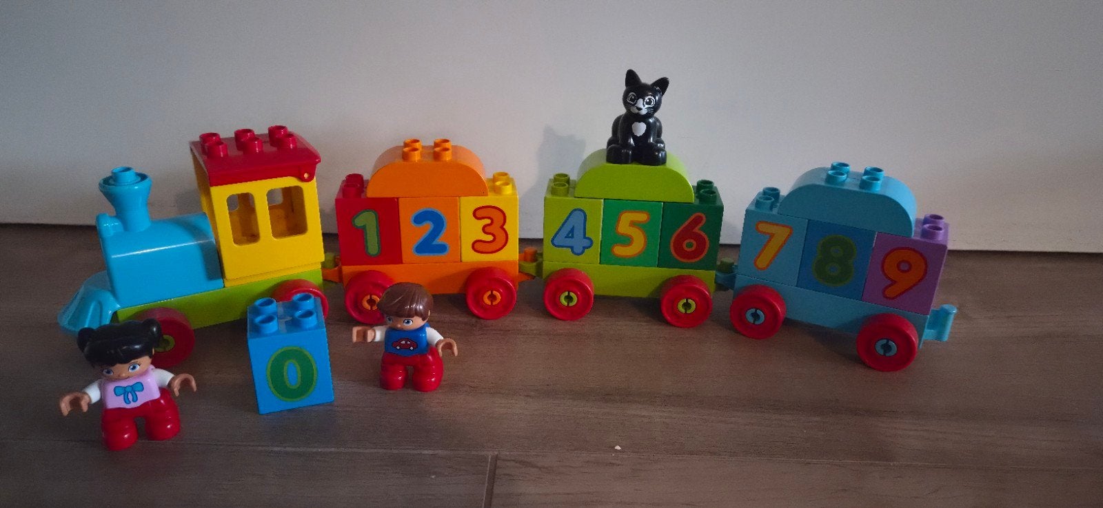 Duplo Cijfer Trein 10847, Inclusief minifiguren, Gebruikt, Ophalen of Verzenden, Duplo