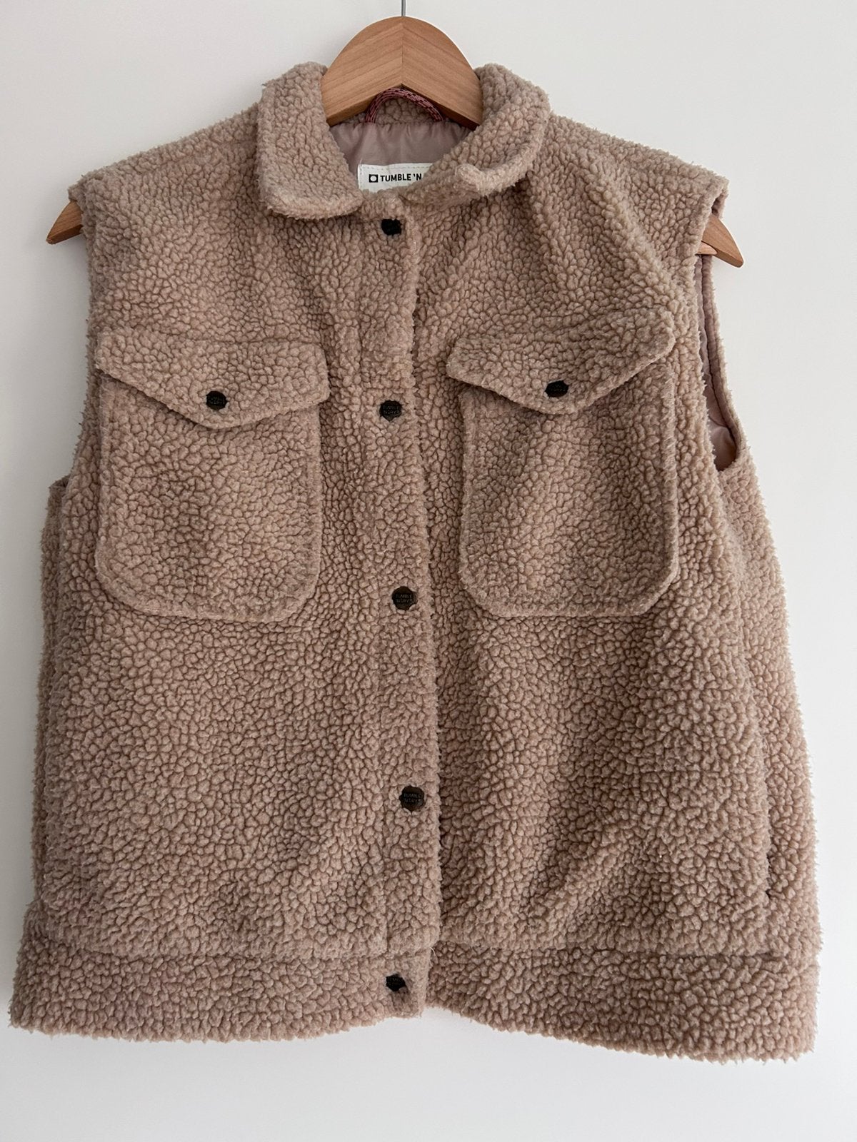 Warm teddy gilet merk Tumble 'N Dry mt 146/152 (10-12 jaar), Kinderen en Baby's, Ophalen of Verzenden, Zo goed als nieuw, Jongen of Meisje