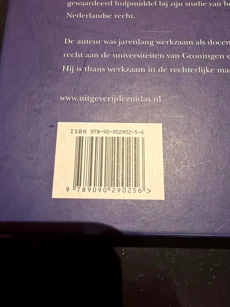 Inleiding in het Nederlands recht - 18e druk, Boeken, Ophalen of Verzenden, Gamma, Gelezen, WO