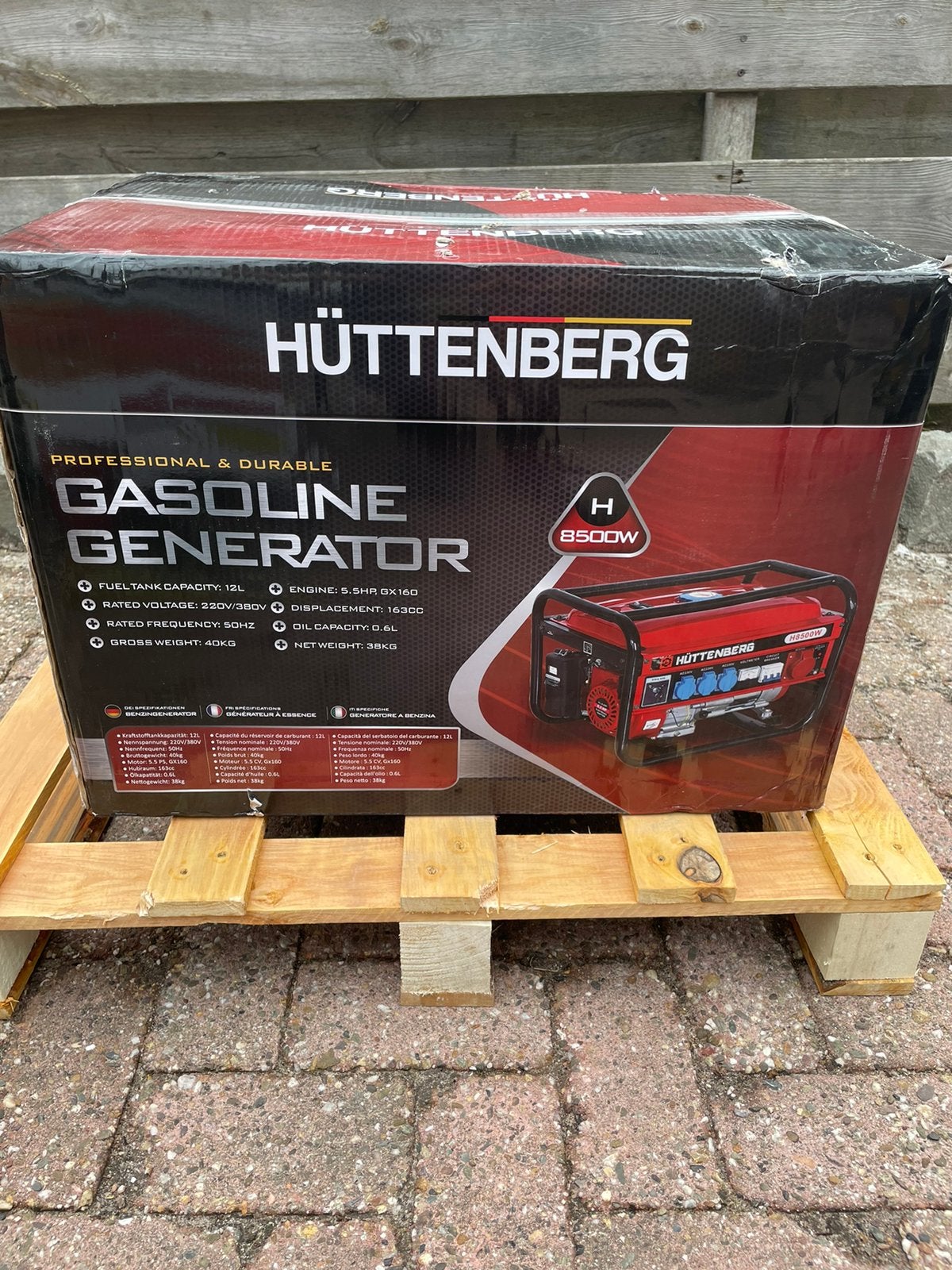 Diversen nieuwe aggregraten generatoren noodstroom, Ophalen of Verzenden, Zo goed als nieuw, Minder dan 5 kVA, Benzine
