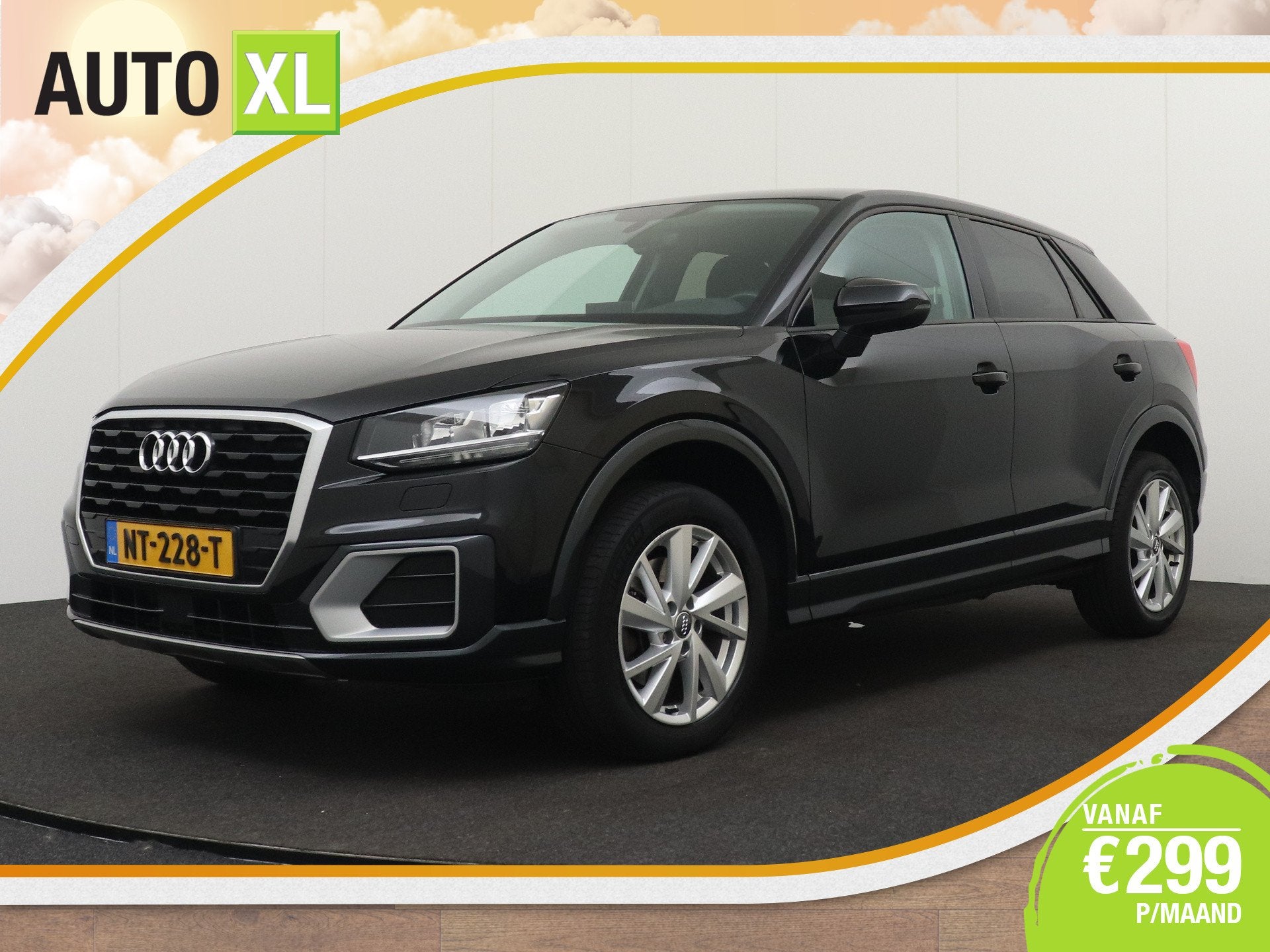 Audi Q2 1.0 TFSI Aut. Pro Line Cruise LMV 17" Park. Sens, Auto's, Dealer onderhouden, Stof, Gebruikt, 116 pk