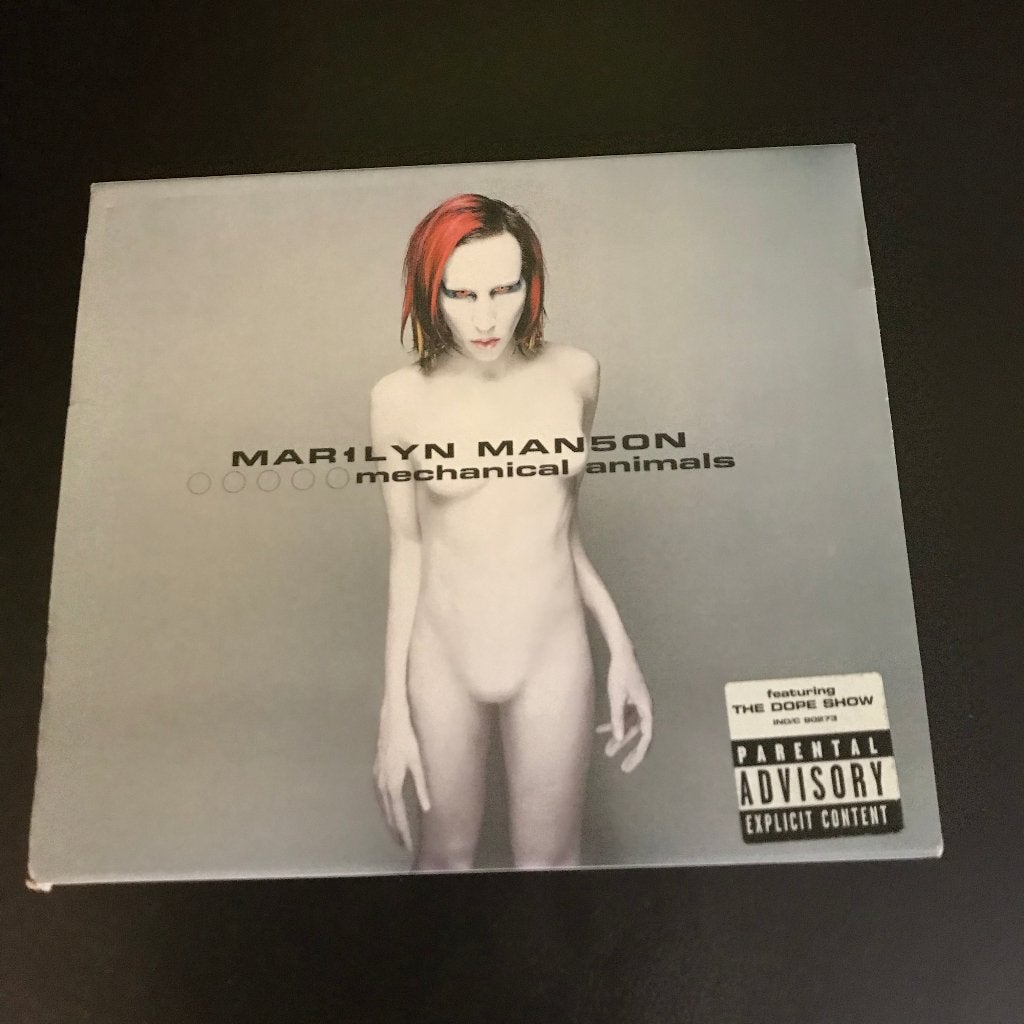 CD Mar1lyn Man5on - Mechanical Animals Marilyn Manson, Rock, Ophalen of Verzenden, Zo goed als nieuw, Inclusief doosje
