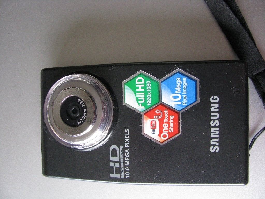samsung mini camcorder, Audio, Tv en Foto, Videocamera's Digitaal, Overige typen, Zo goed als nieuw, Samsung, Geheugenkaart