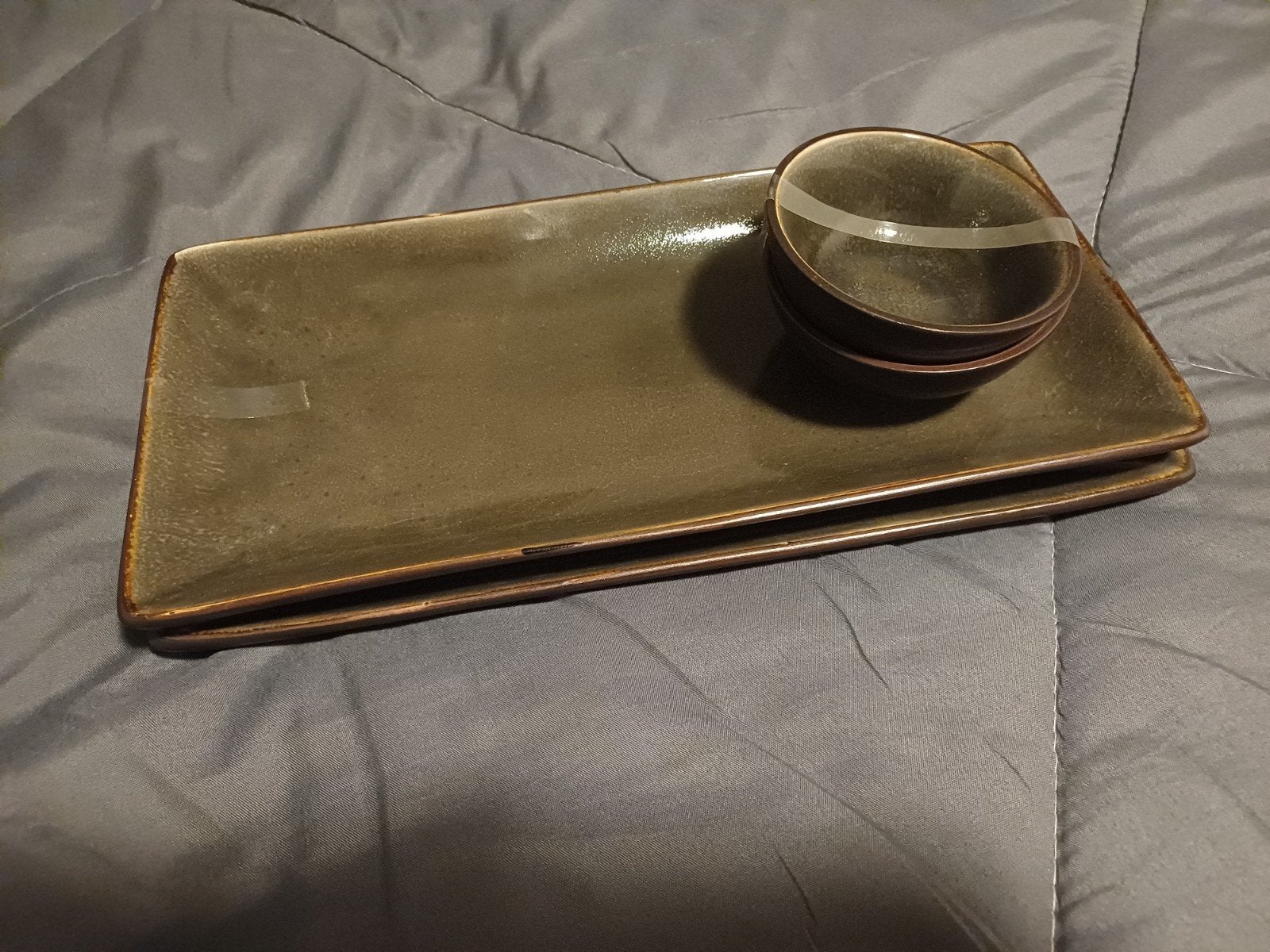 sushi plateau en bakjes, Huis en Inrichting, Keuken | Servies, Ophalen, Nieuw, Aziatisch, Bord(en)