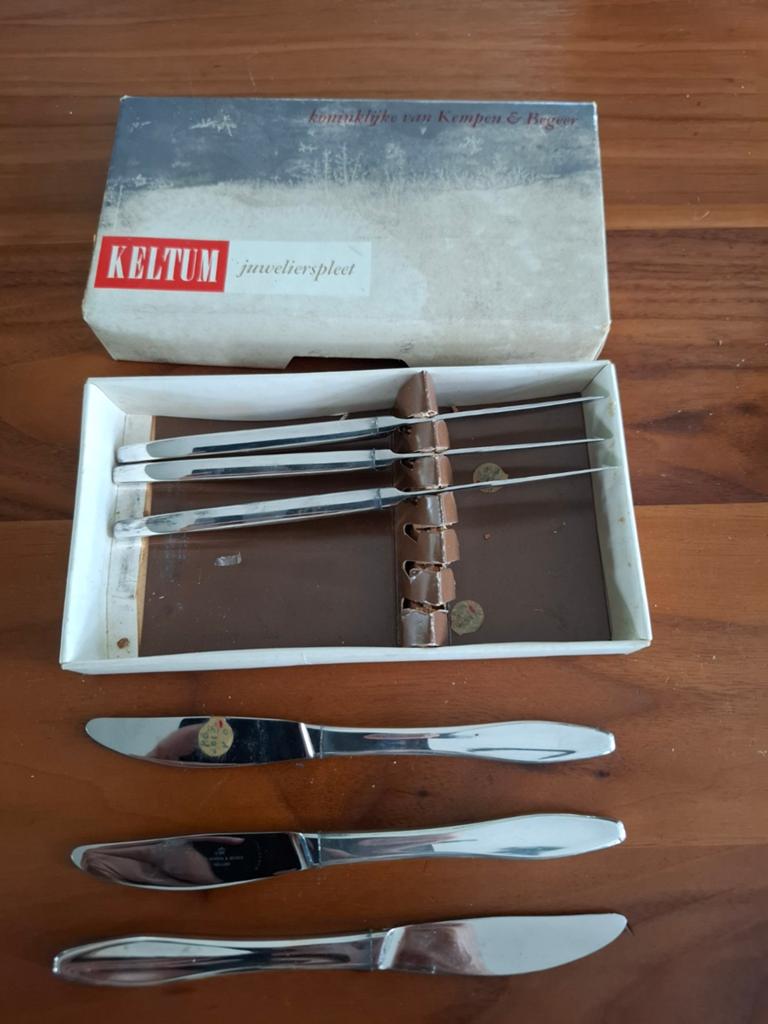 Keltum verzilverde mesjes juwelierspleet, Antiek en Kunst, Ophalen of Verzenden