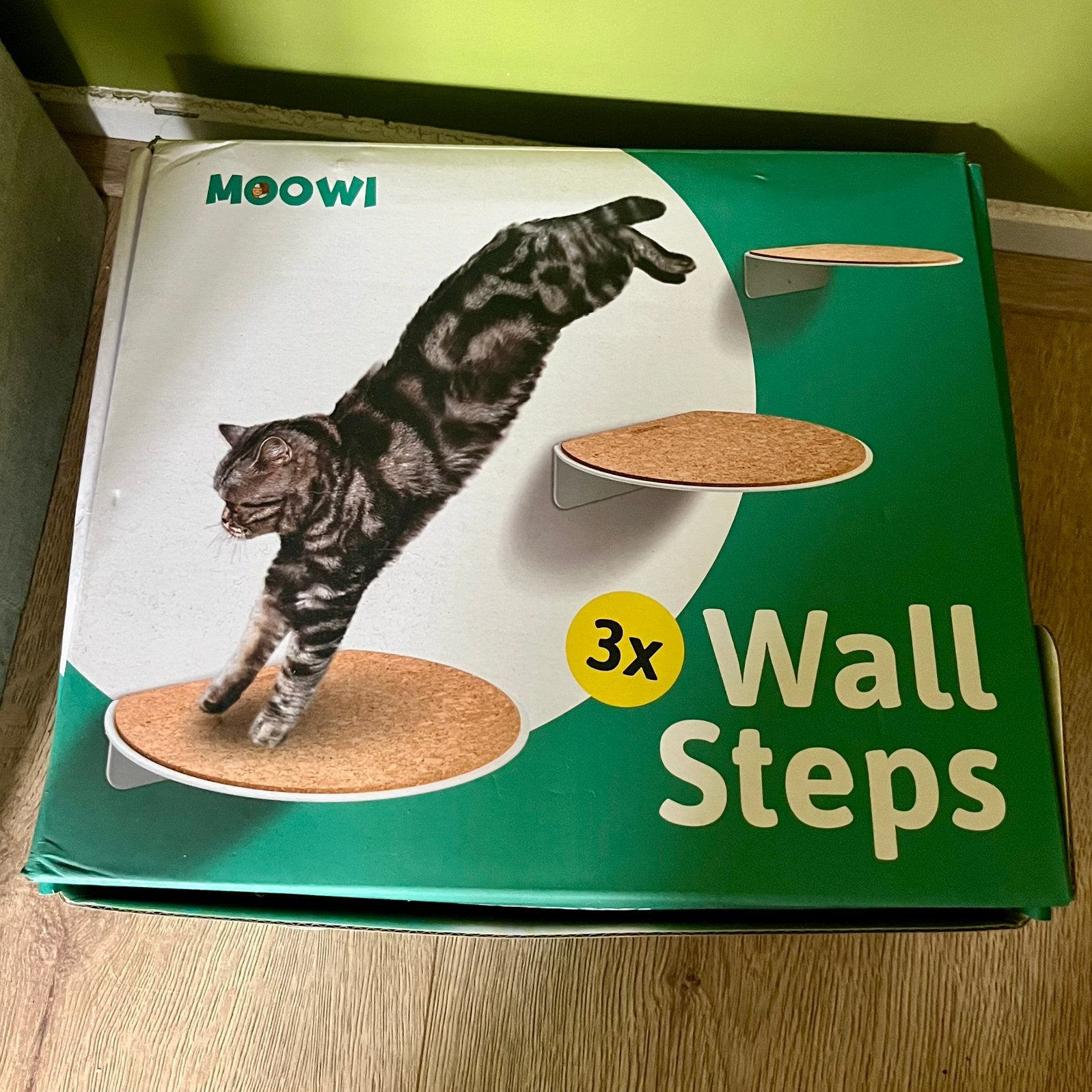 Witte Moowi klimmuur / wandplankjes, Dieren en Toebehoren, Ophalen, Nieuw