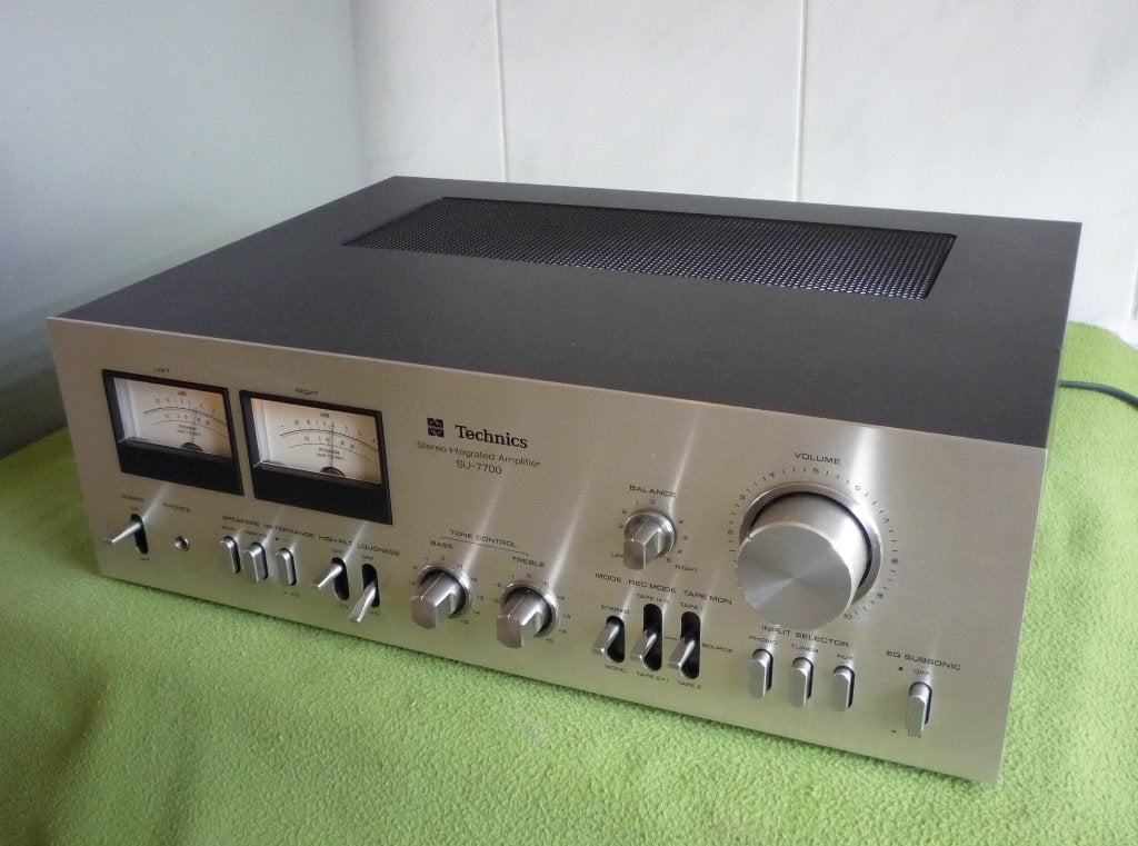 Technics SU-7700 stereo versterker, Overige merken, Ophalen of Verzenden, Zo goed als nieuw, 120 watt of meer