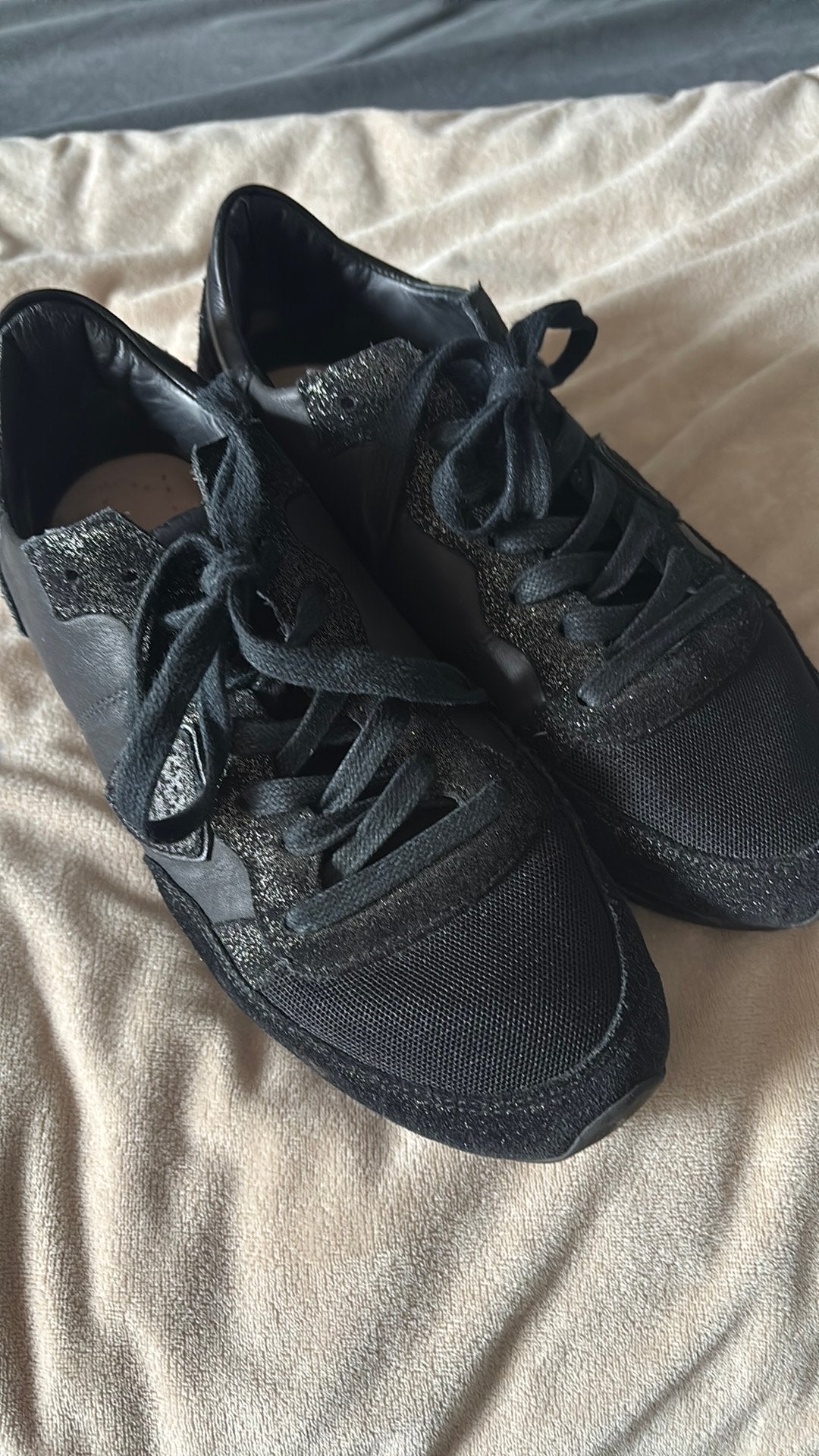 Sneakers Philippe model maat 38 zwart, Zwart, Ophalen of Verzenden, Sneakers of Gympen, Gedragen