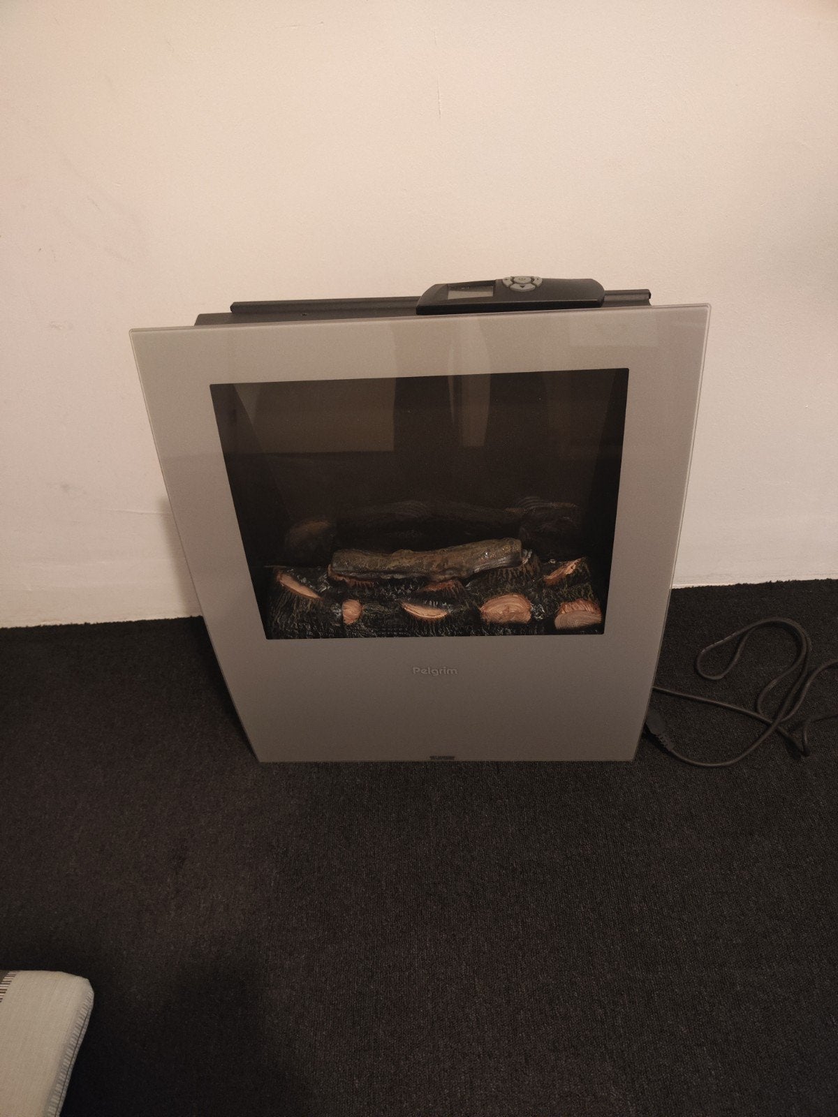 pelgrim haard, Ophalen, Zo goed als nieuw, Hangende haard, Elektrische haard