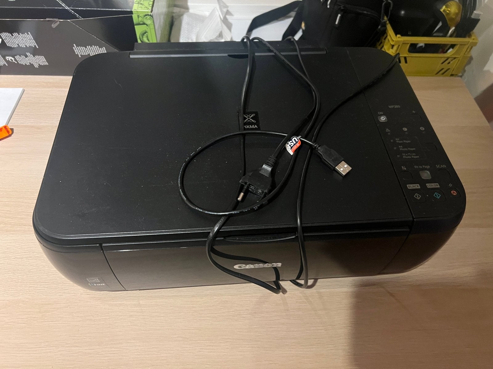 GRATIS Canon MP280 printer, Ophalen, Gebruikt, Printer, Inkjetprinter