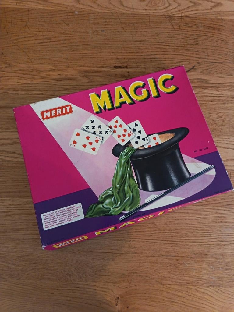 Vintage Merit Magic Goocheldoos J. & L. Randall, Ophalen of Verzenden, Gebruikt