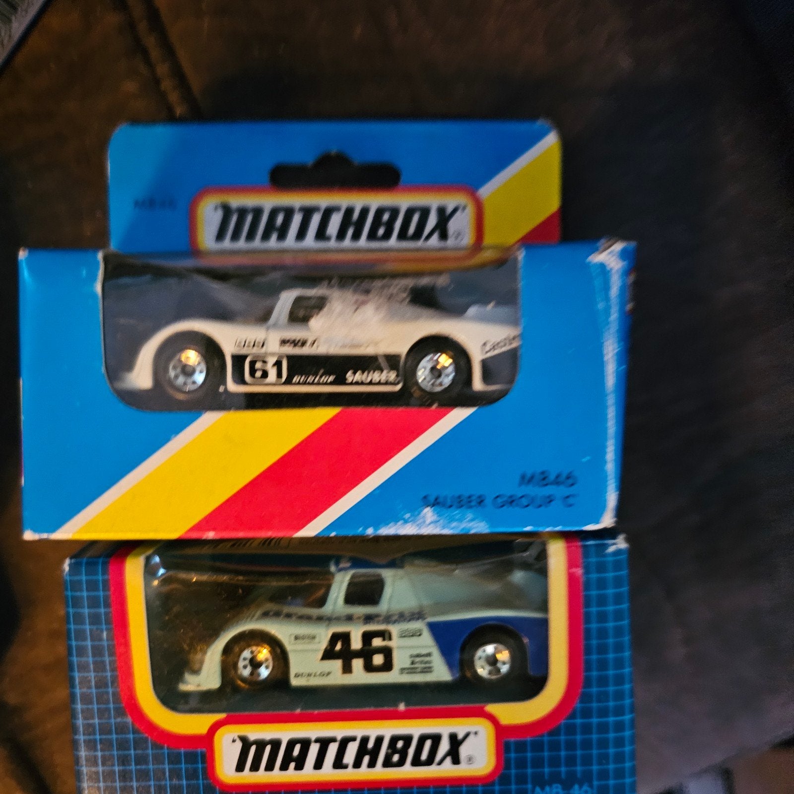Matchbox auto's Sauber Group C in mint doosjes, Kinderen en Baby's, Speelgoed | Speelgoedvoertuigen, Onbekend, Ophalen of Verzenden