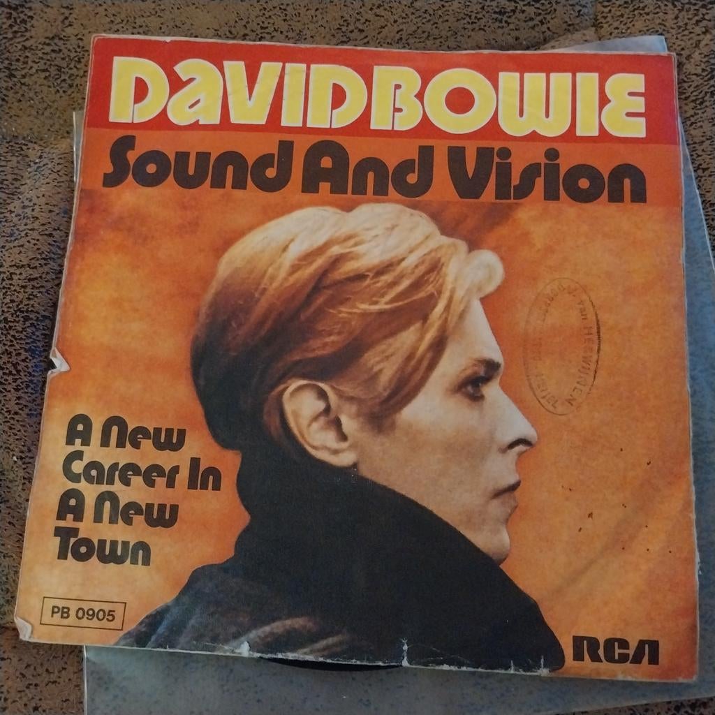 David Bowie - Sound And Vision (Single), Cd's en Dvd's, Vinyl Singles, Gebruikt, Pop, Fotohoes, Originele persing, Ophalen of Verzenden