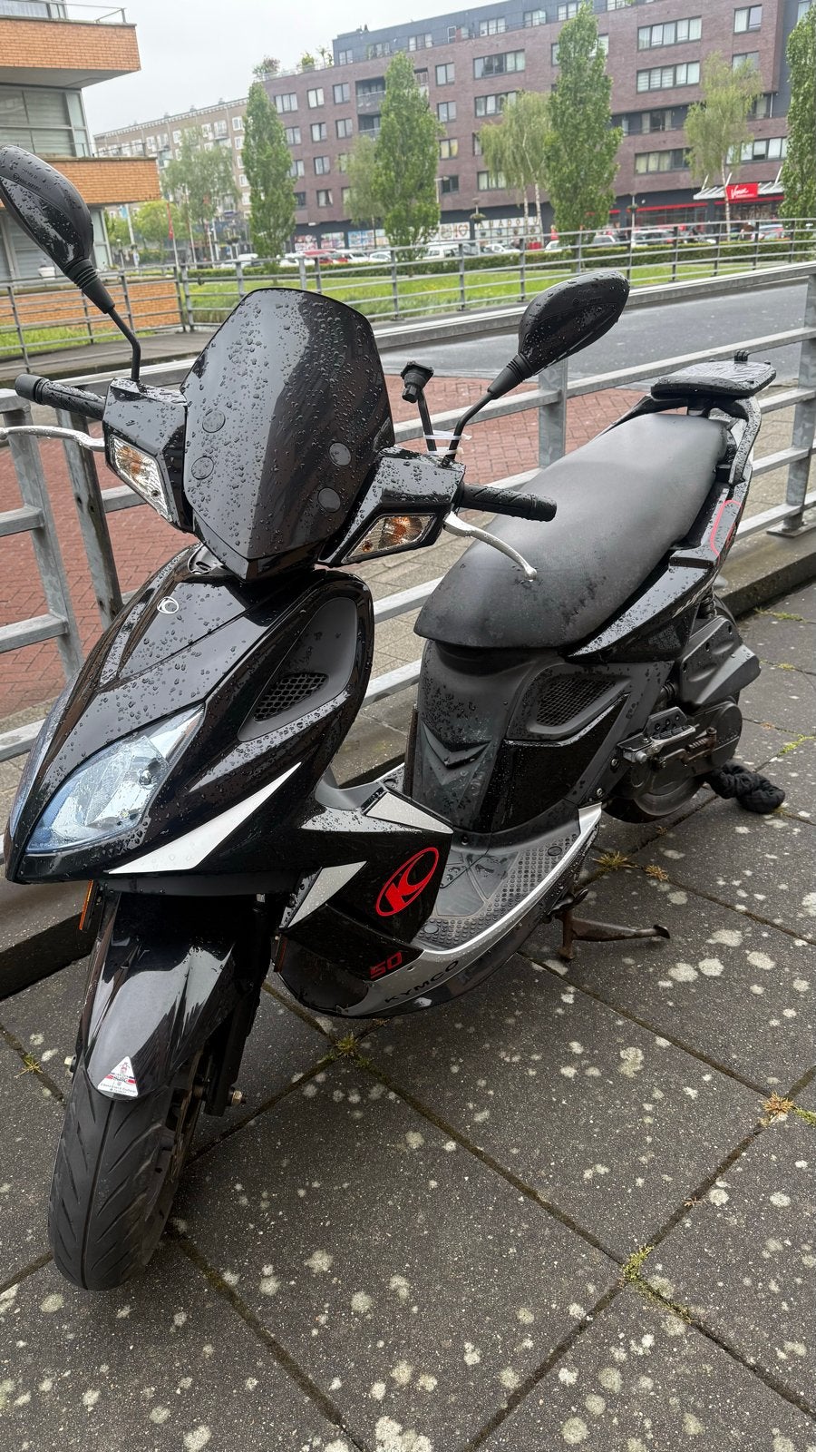 Kymco Agility 50 Scooter - Zwart, Goede Staat, Fietsen en Brommers, Scooters | Overige merken, Ophalen of Verzenden, Gebruikt