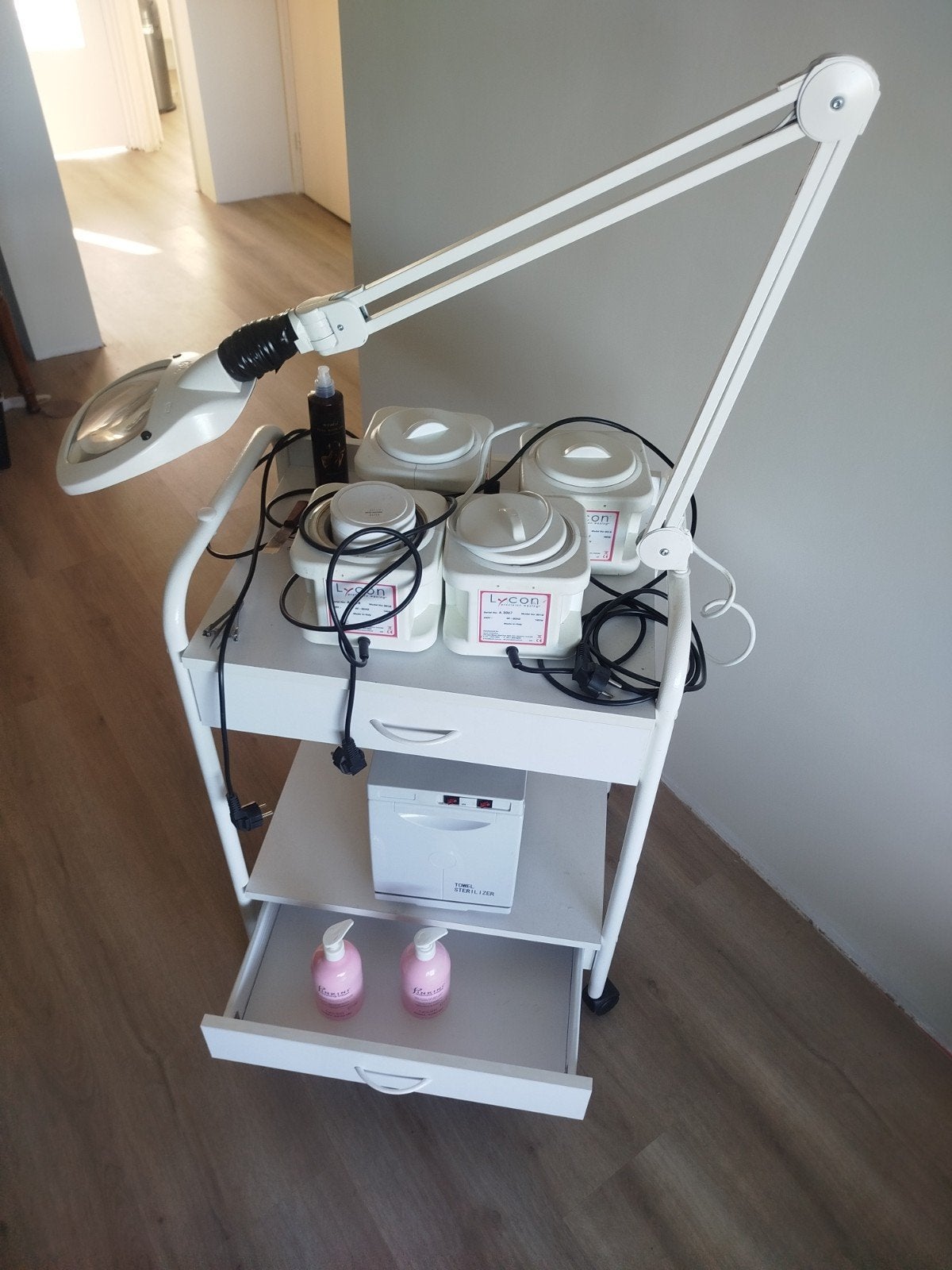 Professionele Waxset met Sterilisator en Loep, Ophalen