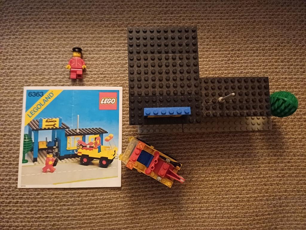LEGO Legoland 6363 Auto Service Station met instructies, Kinderen en Baby's, Speelgoed | Duplo en Lego, Gebruikt, Lego, Ophalen of Verzenden