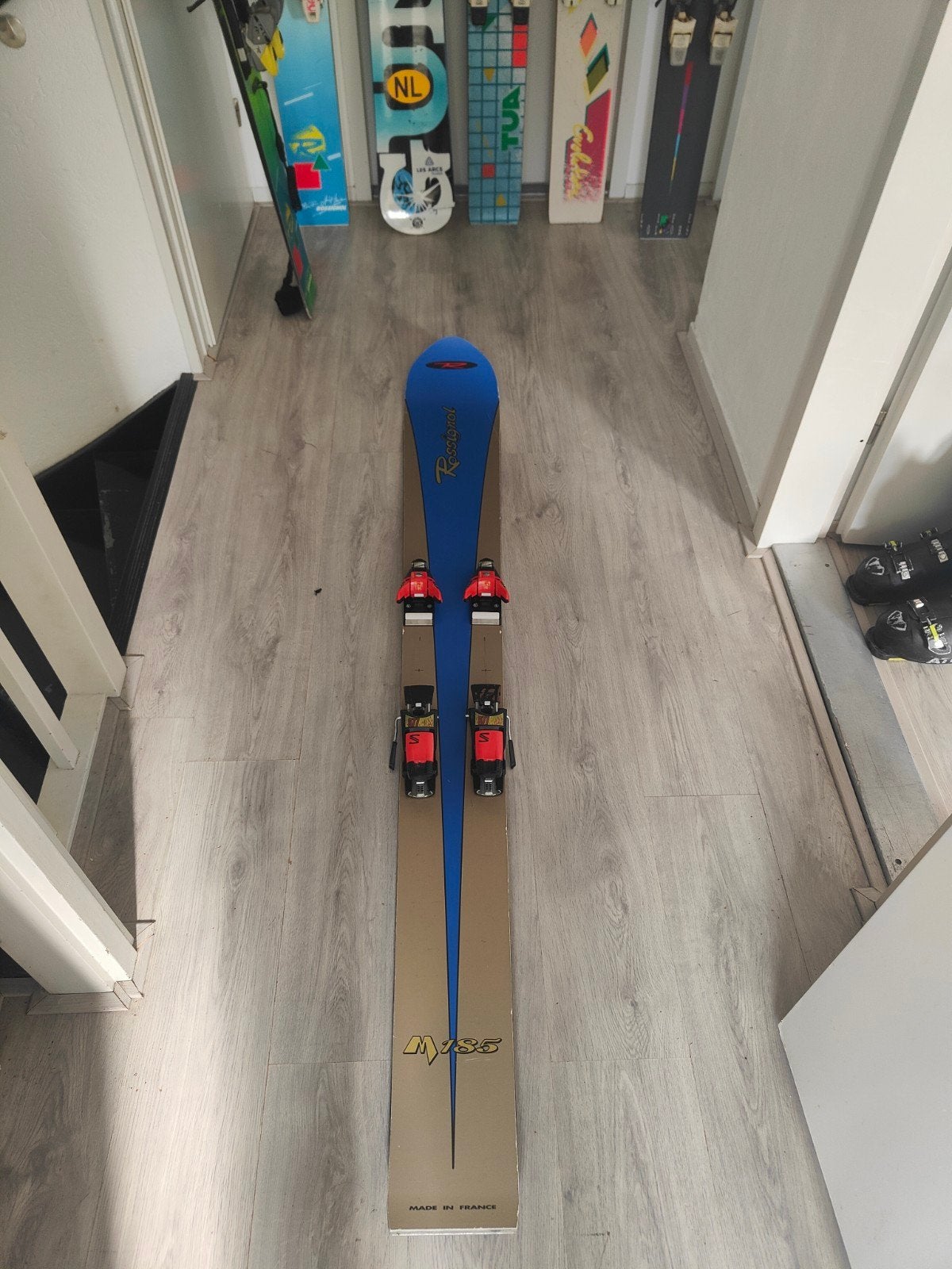 Retro Rossignol M185 Monoski – 185 cm, Sport en Fitness, Rossignol, Ophalen of Verzenden, Ski's, 180 cm of meer